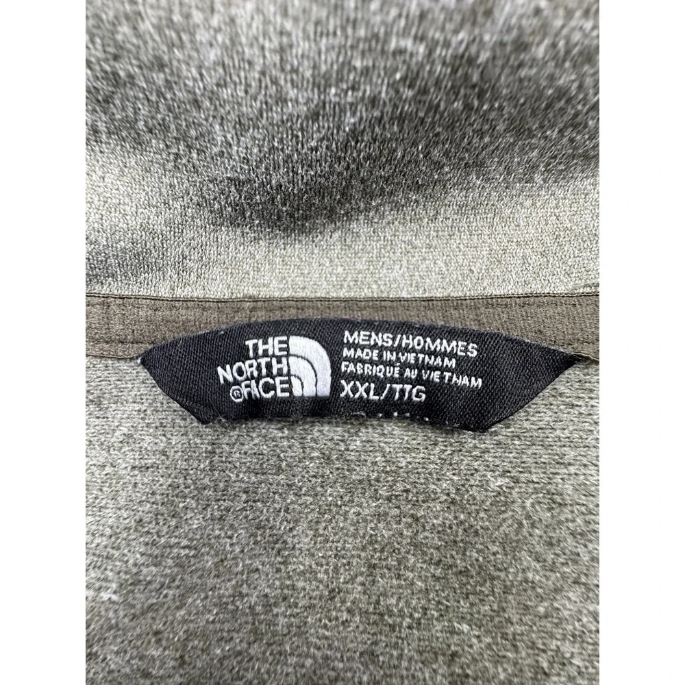 North Face Men's Green Pullover Size XXL 1/4‎ Zip A3RT3